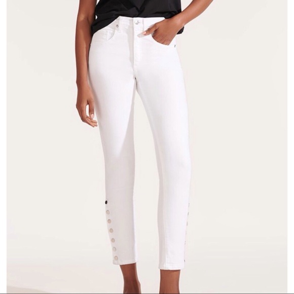 Veronica Beard Denim - Veronica Beard Kate High Rise Skinny White Denim size 27